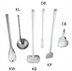 Thumbnail image #1 for Cleveland Range 6-Piece Kettle Accessory Kit with Paddle, Whip, Brushes, and Ladle