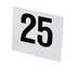Thumbnail image #1 for Admiral Craft 4-Inch Square Table Numbers Set, 1-100, White Plastic