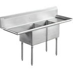 Thumbnail image #1 for Serv-Ware E2CWP24242-24 Compartment Sinks