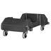 Thumbnail image #1 for Rubbermaid Commercial Products Slim Jim Trash Can Dolly Trolley for 16- and 23-Gallon Containers