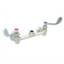 Thumbnail image #1 for Fisher Backsplash-Mount Control Valve, 8-Inch Centers, Swivel Outlet, Stainless Steel