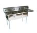 Thumbnail image #1 for John Boos E-Series 3-Compartment Stainless Steel Commercial Sink with Right Drainboard