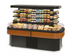 Thumbnail image #1 for Federal Industries 84.5-Inch Self-Serve Refrigerated Specialty Display Island Merchandiser with 3 Adjustable Shelves