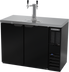 Thumbnail image #1 for Beverage-Air DD48HC-B 48-Inch Direct Draw Beer Dispenser, 2-Door, 2-Keg, Single Tower