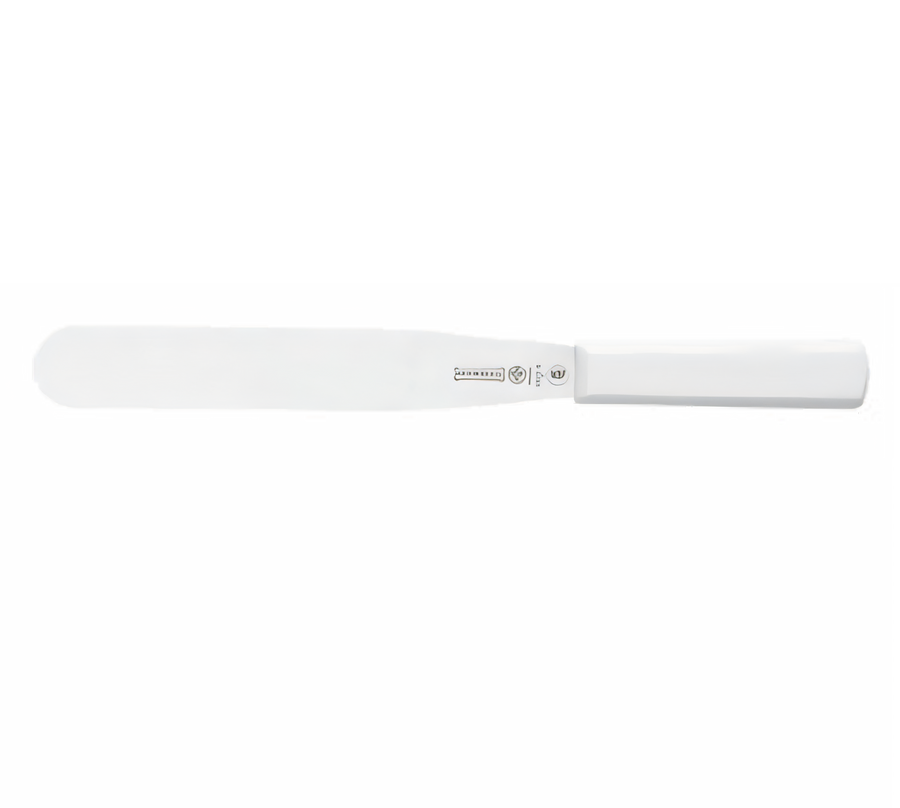 Product image #1 for Mundial 8-Inch Baker's Icing Spatula with Stainless Steel Blade and White Polypropylene Handle
