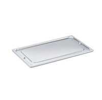 Vollrath Super Pan 3 1/3 GN Cook-Chill Cover, Solid Flat, 22 Gauge Stainless Steel, Without Handles
