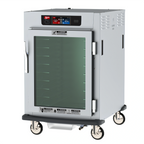 Thumbnail image #1 for Metro C5 C595-SFC-UPFS Controlled Humidity Heated Holding and Proofing Cabinet, Mobile Pass-Thru Half-Height, Glass & Solid Doors, 8 Full-Size Pan