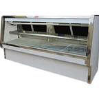 Thumbnail image #1 for Howard-McCray HMC, Deli Service Case, 34E R-CDS34E-10-LED Full-Service Remote Deli Meat & Cheese Case, 124-1/2-Inch, White, Straight Glass, LED