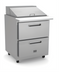 Thumbnail image #2 for Kelvinator Commercial 29-Inch 1-Section 2-Drawer Mega Top Refrigerated Sandwich/Salad Prep Table, 12-Pan Top