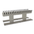 Thumbnail image #1 for Glastender Double-Sided 2-Column Countertop Draft Dispensing Tower, 36 Faucets, Glycol-Cooled, Mirror Finish