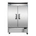 Thumbnail image #1 for Atosa Two-Section Bottom-Mount Reach-In Freezer, 43.8 Cu. Ft., Stainless Steel, Solid Doors