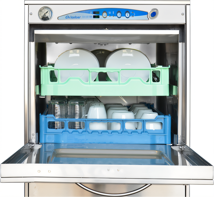 Product image #1 for Lamber F99-EK-DPS High Temp Undercounter Dishwasher, 20" x 20" Racks, 30 Racks/Hour