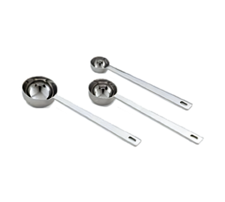 Product image #1 for Vollrath Heavy Duty 3-Piece Round Measuring Spoon Set, 18/8 Stainless Steel