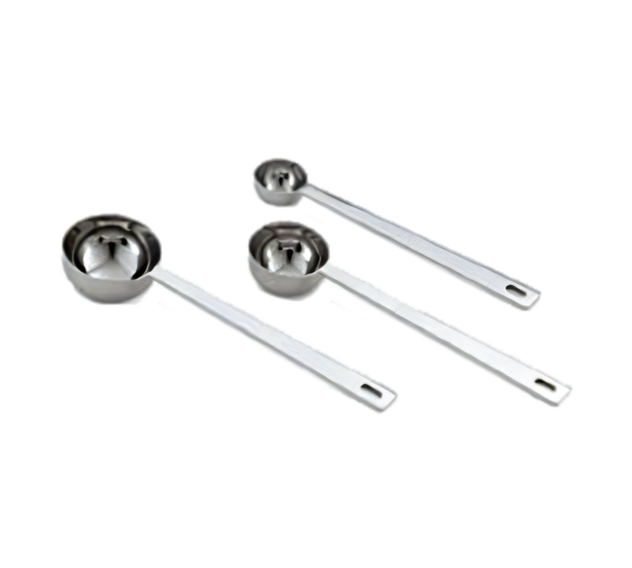 Product image #1 for Vollrath Heavy Duty 3-Piece Round Measuring Spoon Set, 18/8 Stainless Steel