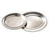 Thumbnail image #1 for Deluxe Oval Stainless Steel Platter, 22 x 15 Inch