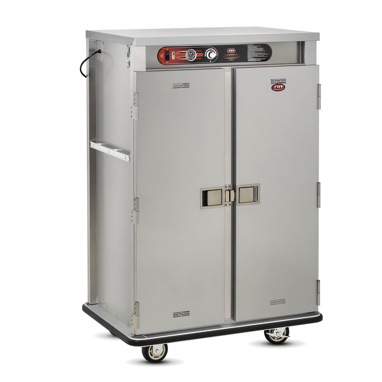 Product image #1 for FWE E-Series E-720-XL Electric Heated Dual-Door Banquet Transport & Serve Cabinet, 72 Covered Plates