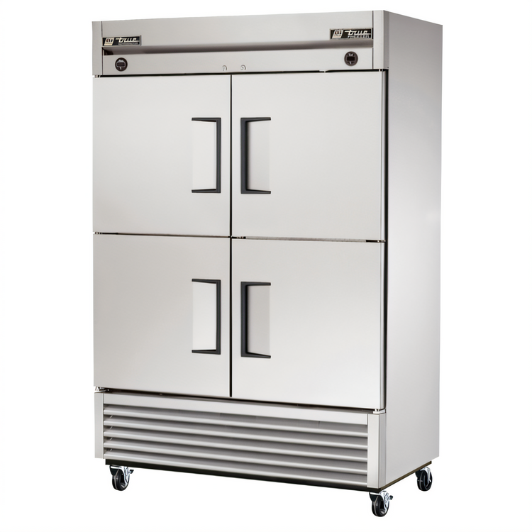 Product image #1 for True T-49DT-4-HC 2-Section Dual Temperature Reach-In Refrigerator/Freezer with 4 Half Doors