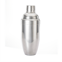 Barfly Japanese-Style 3-Piece Cocktail Shaker, 24 oz, 18/8 Stainless Steel