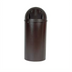 Thumbnail image #1 for Marshal Classic 15-Gallon Round Dome-Lid Bathroom Trash Can, Brown