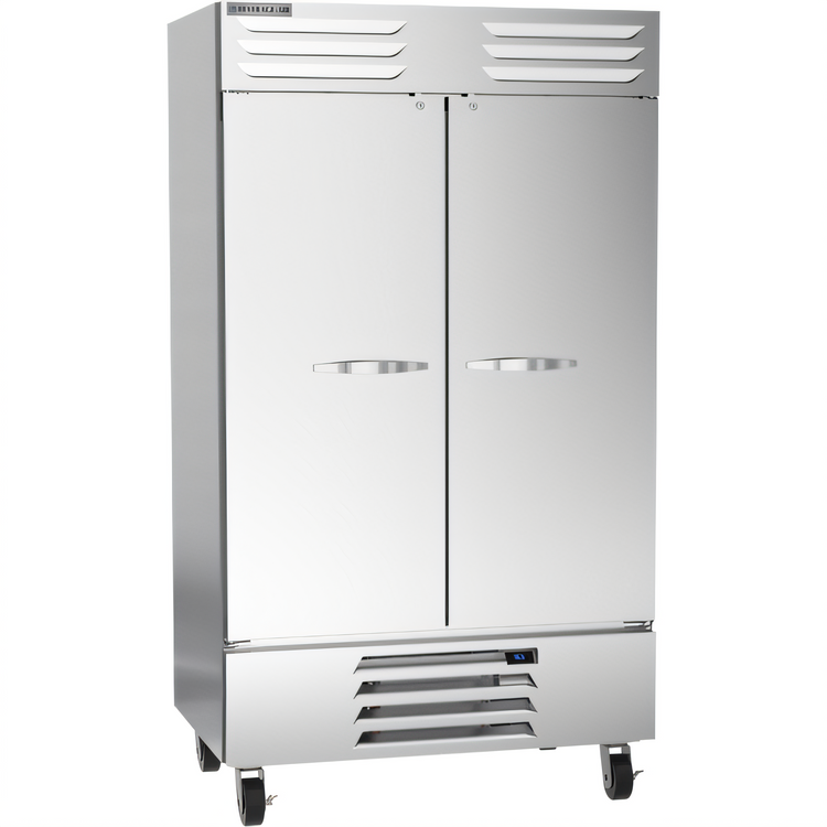 Product image #1 for Beverage Air Vista Series Two-Section Bottom-Mount Reach-In Refrigerator, Solid Doors, 44 Cu. Ft.