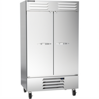 Beverage Air Vista Series Two-Section Bottom-Mount Reach-In Refrigerator, Solid Doors, 44 Cu. Ft.