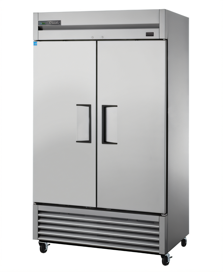 Product image #1 for True TS-43-HC Two-Section Reach-In Refrigerator with Solid Hinged Stainless Steel Doors
