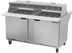 Thumbnail image #1 for Beverage-Air Dual-Sided Mega Top Sandwich Prep Table