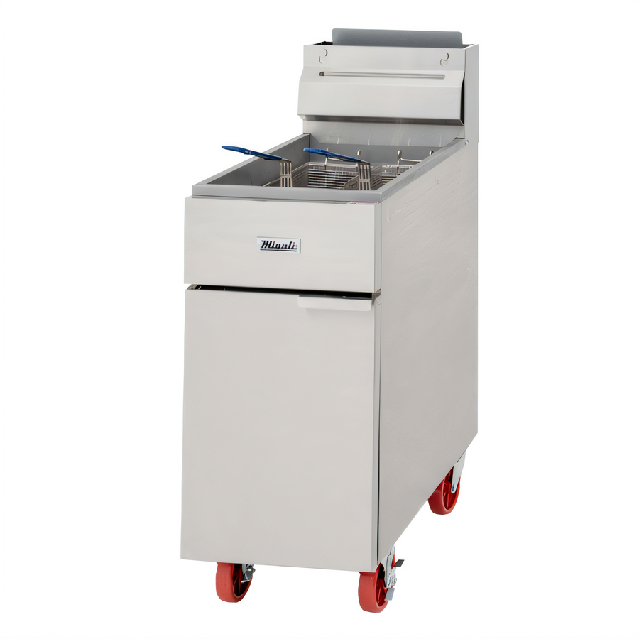 Product image #1 for Migali Competitor Series® 50 lb Liquid Propane Floor Model Commercial Fryer