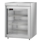 Thumbnail image #1 for Hoshizaki HR24C-G One-Section Undercounter Reach-In Refrigerator, Glass Door, Stainless Steel, 3.87 Cu. Ft., Self-Contained Rear-Mounted