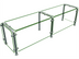 Thumbnail image #1 for Hatco Flav-R-Shield ED20 Full-Service Single-Sided Food Shield, 60 x 15 x 18 Inches