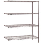 Thumbnail image #1 for Metro Super Erecta SE-1830K4-63-A4 Add-On Wire Shelving Unit, 30"W x 18"D x 63"H, 800 lb. capacity per shelf, 2000 lb. capacity per unit, 1" shelf