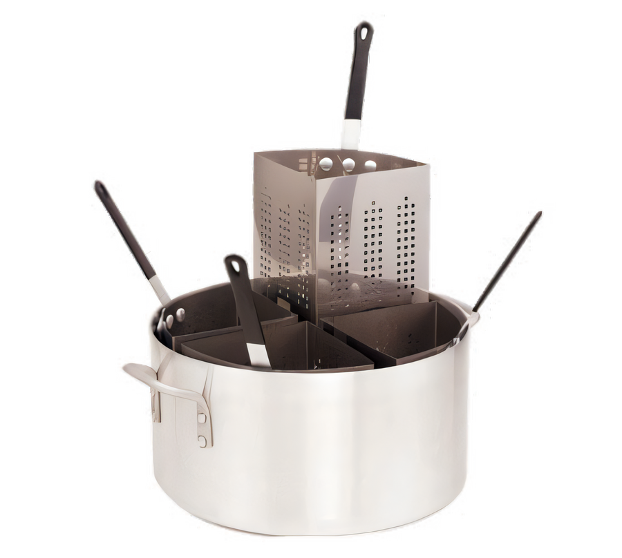Product image #1 for Triangular Stainless Steel Pasta Cooker Insert Only for PASTA20D