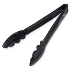 Thumbnail image #1 for CFS Brands Carly 470903 Utility Tongs, 9", One-Piece Plastic, Black Case of 12