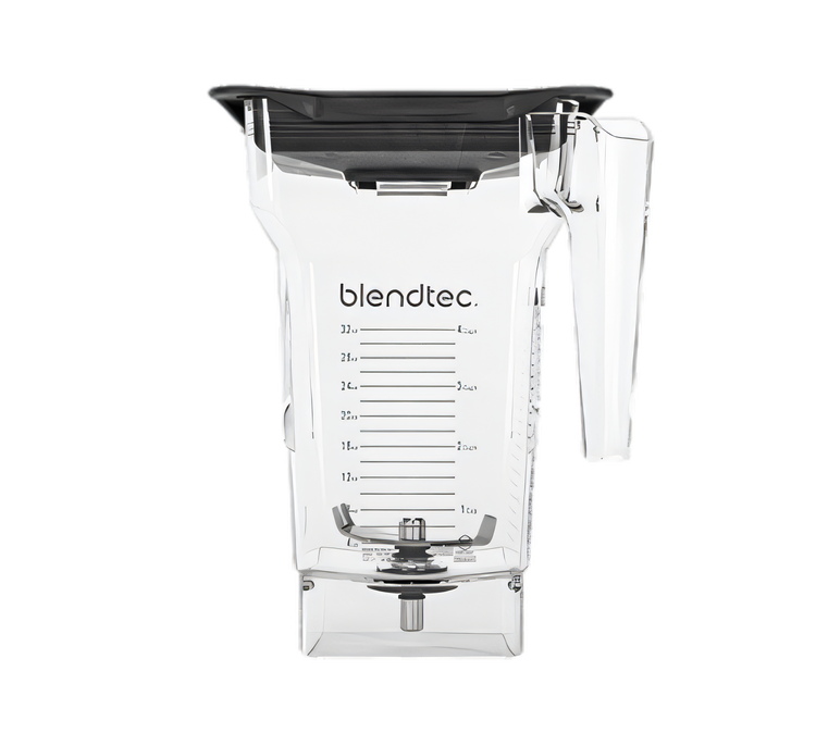 Product image #1 for Blendtec FourSide 75 oz Clear Tritan Blender Jar with Black Lid and 3-Inch Wingtip Blade