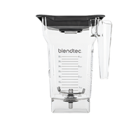 Blendtec FourSide 75 oz Clear Tritan Blender Jar with Black Lid and 3-Inch Wingtip Blade