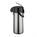 Thumbnail image #1 for Winco 2.5 Liter Stainless Steel Lever-Top Airpot with Glass Liner and Swivel Base