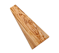 American Metalcraft Large Olive Wood Rectangular Serving Board, 20 x 8 x 3/4 Inch, Straight Edge