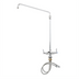Thumbnail image #1 for T&S Brass Double Pantry Deck-Mount Mixing Faucet with 12-Inch Swing Nozzle and Lever Handles