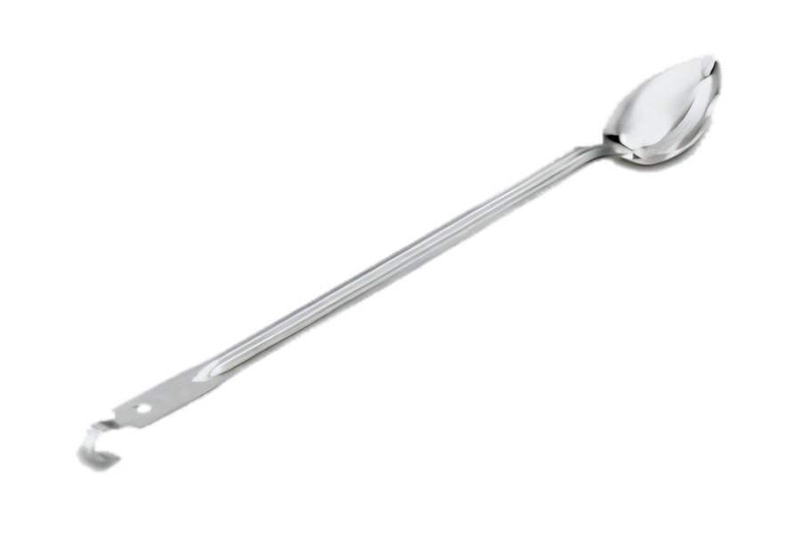 Product image #1 for Vollrath 21-Inch Stainless Steel Hooked-Handle Solid Serving Spoon