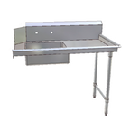 Thumbnail image #1 for John Boos JDTS-20-26R-X 26-Inch Straight Soiled Dishtable with Pre-Rinse Sink, Right-to-Left, 16-Gauge Type 300 Stainless Steel, 10-Inch Backsplash