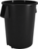 Thumbnail image #1 for Bronco 55-Gallon Round Stackable Waste Container, Black