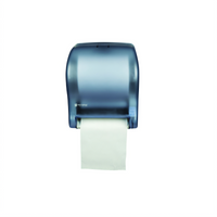 San Jamar Tear-N-Dry Essence Classic Compact Touchless Roll Paper Towel Dispenser, Arctic Blue