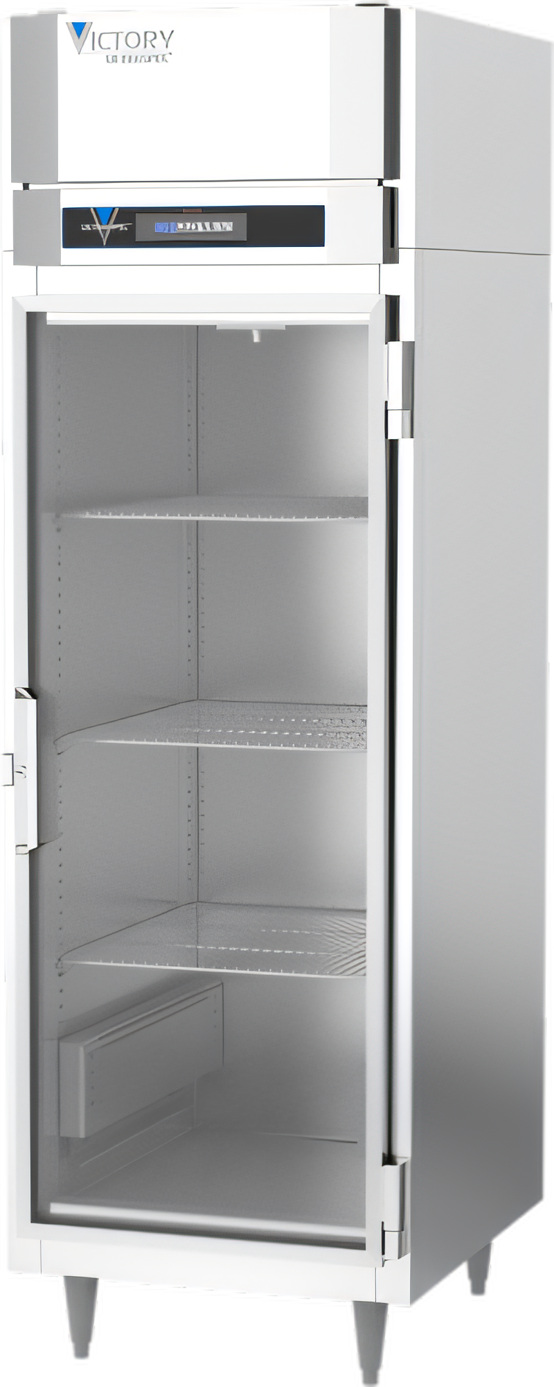 Product image #1 for Victory UltraSpec HSA-1D-1-GD One-Section Full Height Reach-In Standard Depth Heated Holding Cabinet with Glass Door