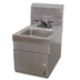 Thumbnail image #1 for Advance Tabco 7-PS-88 Wall-Mounted Hand Sink with Deck-Mounted Faucet, Soap Dispenser, and Towel Dispenser, 9 x 9 x 5-Inch Bowl