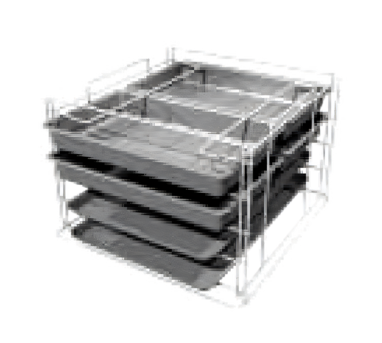 Product image #1 for Metro MBQ Mini Rack Tray/Tote Slide Accessory for 18 x 26 Sheet Pans and 12 x 20 x 3 Steam Table Pans