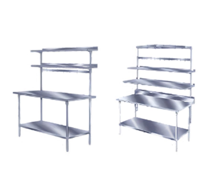 Product image #1 for Advance Tabco SWT-72 72-Inch Table-Mounted Semi-Circular Stainless Steel Pot Rack with 18 Hooks
