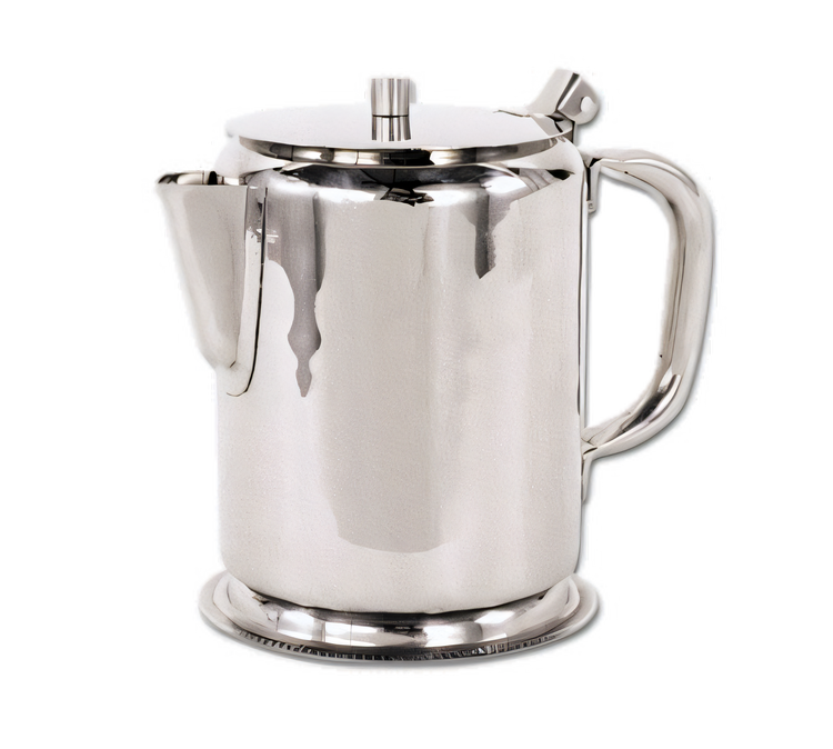 Product image #1 for 32 oz Stainless Steel Beverage Server with Hinged Cover and Tubular Hollow Handle