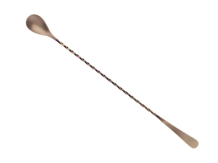 Product image #1 for Barfly Japanese Style One-Piece Bar Spoon, 13-3/16 Inch, Antique Gold-Plated Finish