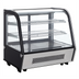 Thumbnail image #1 for BakeryXpress 28-Inch Countertop Full-Service Refrigerated Display Case with Curved Front Glass