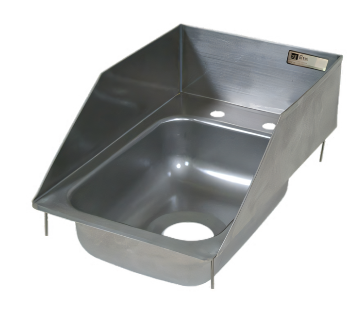 Product image #1 for John Boos Pro-Bowl Drop-In Single-Compartment Stainless Steel Hand Sink with Left and Right Side Splashes